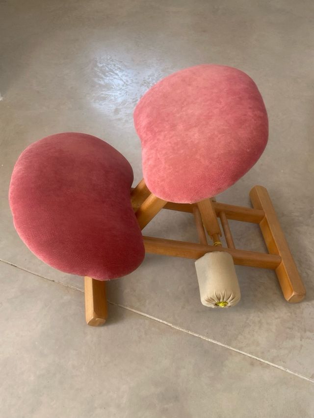 Silla ergonómica madera maciza plegable