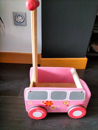 Correpasillo madera rosa