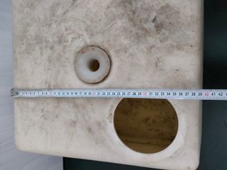 Base de plástico para sombrilla Rellenable peso