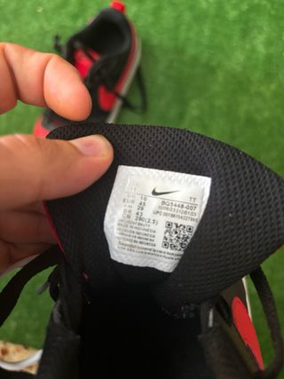 Zapatillas Nike Dunk rojas y negras