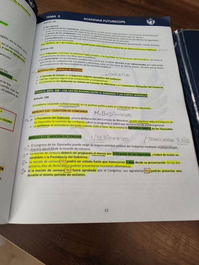 Temario oposición policía municipal de Madrid