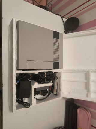 NES Nintendo - Consola Gris