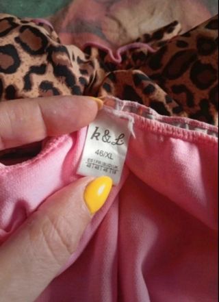 Bikini animalier marrone e rosa