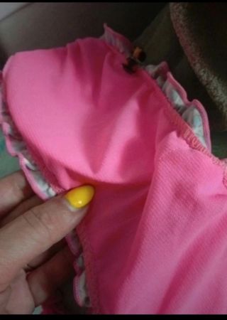 Bikini animalier marrone e rosa