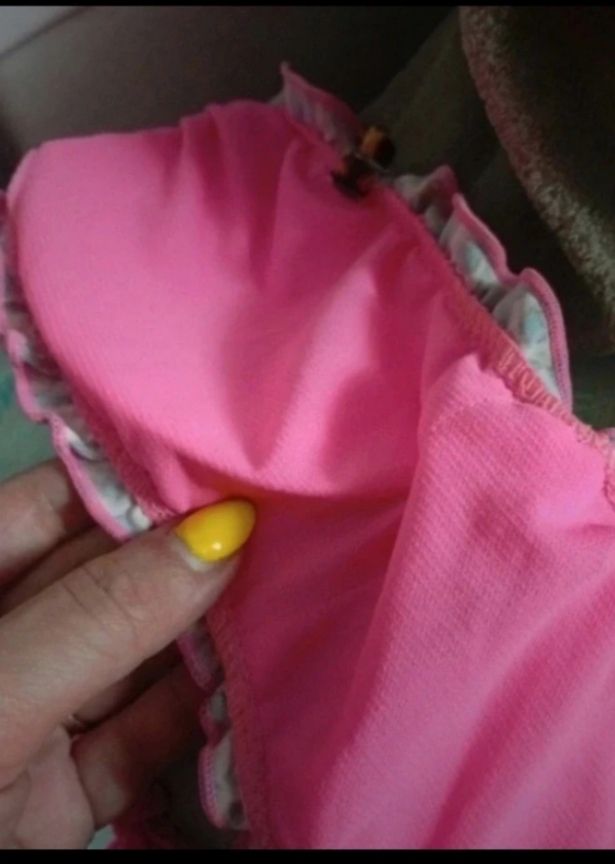 Bikini animalier marrone e rosa