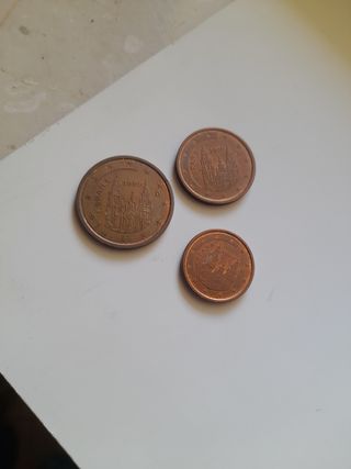 3 monete Spagna 1999-2000