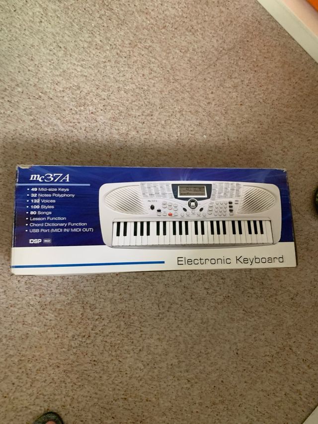 Teclado Electrónico mc37A - 49 teclas