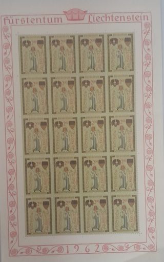 Francobolli Liechtenstein medioevo (20)