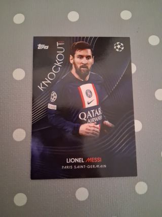 Messi PSG Champions KNOCKOUT TOPPS