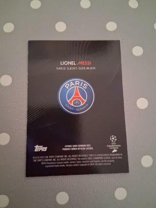 Messi PSG Champions KNOCKOUT TOPPS