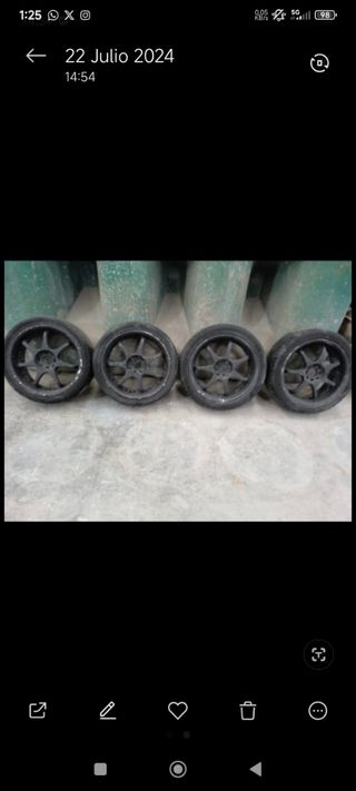 4 Ruedas coche 17 " usadas