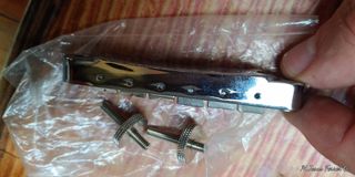 Puente guitarra eléctrica cromado