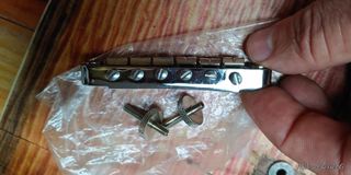 Puente guitarra eléctrica cromado