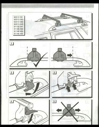 Baca Baúl Cofre techo para Opel Zafira - 100kg