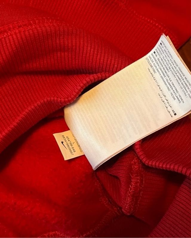 Felpa Nike vintage rossa