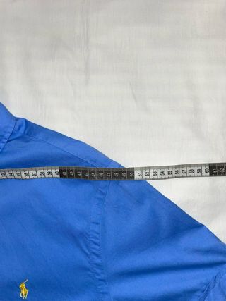 Camisa Polo Ralph Lauren Slim Fit Azul Logo L