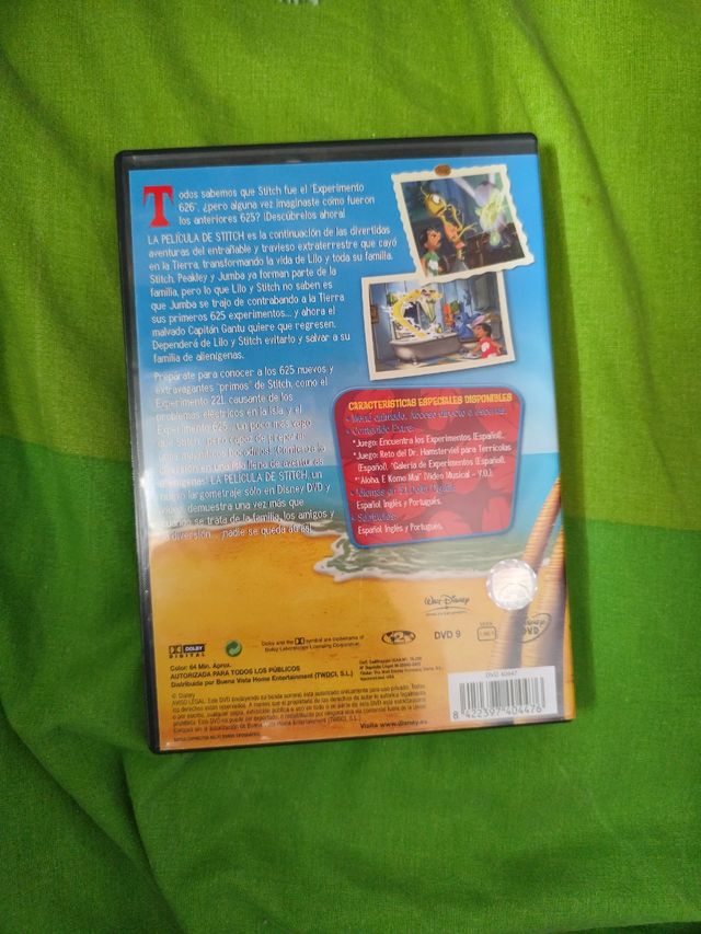 DVD Stitch Disney (Español)