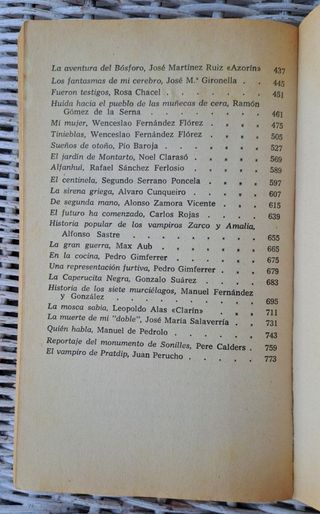 "Antología de la literatura fantástica española"