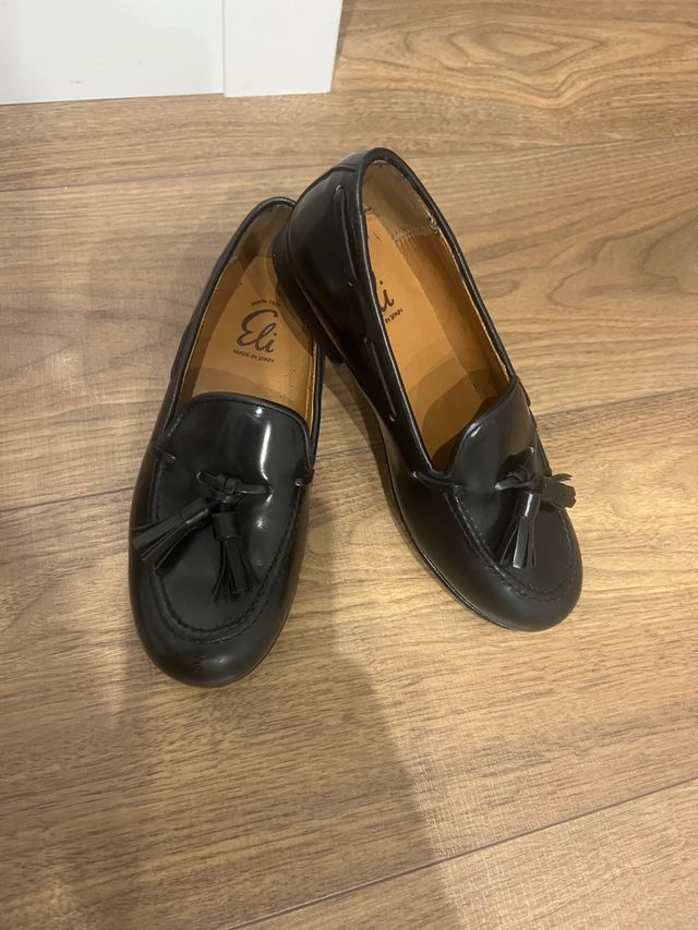 Mocasines negros talla 34