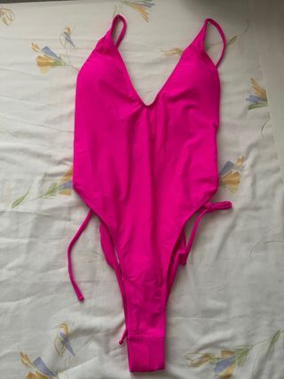 Bañador rosa - Tanga