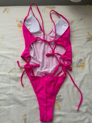 Bañador rosa - Tanga