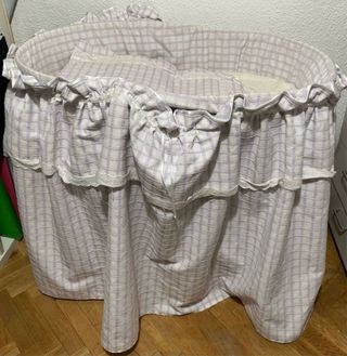 Moisés mimbre + soporte