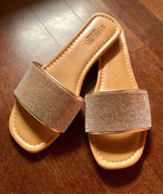 Ciabattine Lora Ferres oro/rosa - 39