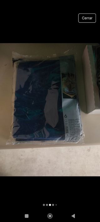 6 Manteles azules 