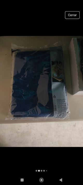6 Manteles azules 