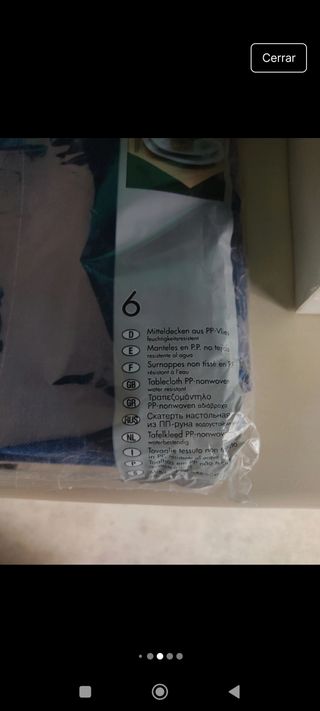 6 Manteles azules 