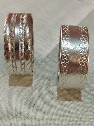 Set 6 Portatovaglioli Placcato argento 