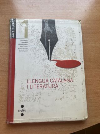 Llengua catalana i literatura, 1 Batxillerat 2017