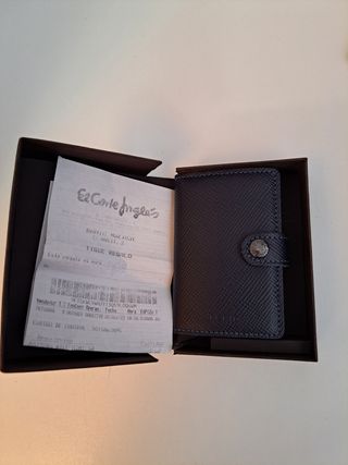 Cartera Piel Azul - El Corte Inglés