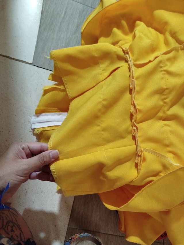 Vestido gitana niña - amarillo