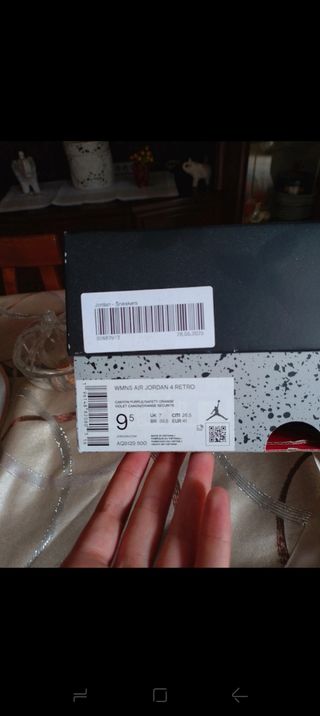 Jordan 4 Purple Canyon - Scarpe Usate