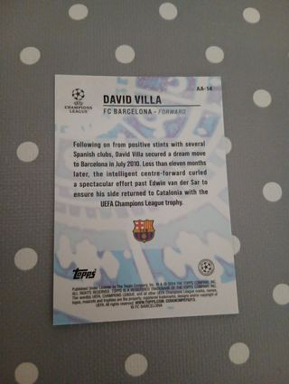 Villa Barcelona TOPPS CHAMPIONS MERLIN AA-14