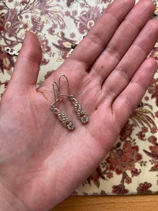 Joyas plata: Pendientes, pulsera y colgante
