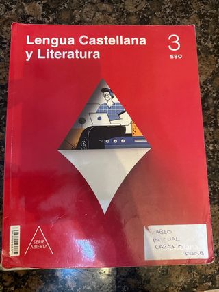 libro lengua castellana y literatura 3 eso