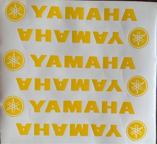 Pegatinas Yamaha: 6 unidades