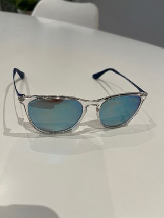 Ray-Ban: Gafas transparentes azules