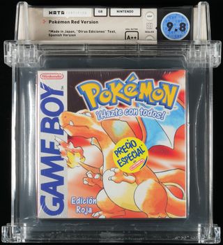 Pokémon Rojo Precintado Sellado WATA 9.8 A++