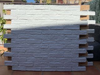 Panel imitación ladrillo blanco