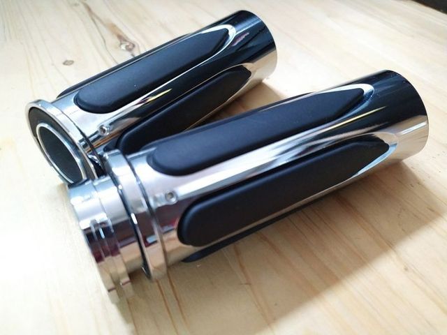 Puños Soft Cut Chrome para Harley Davidson