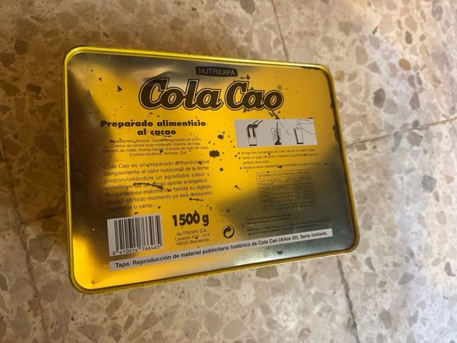 Caja Cola Cao vintage 1500g
