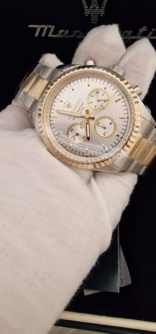 Reloj Maserati cronógrafo bicolor