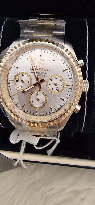 Reloj Maserati cronógrafo bicolor