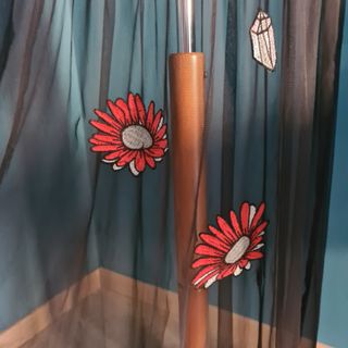 Vestito lungo Monki nero in rete