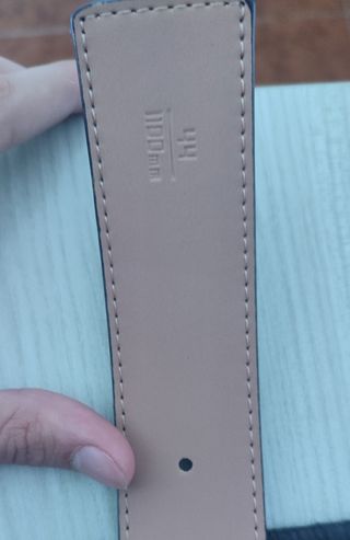 Cintura Louis Vuitton nera e argento