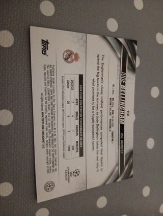 Bellingham Real Madrid Topps Champions  número 112