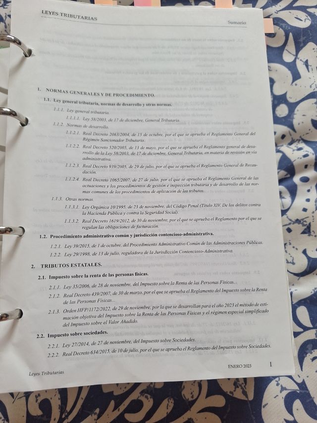 Cef Leyes Tributarias